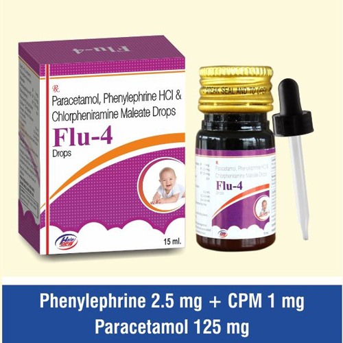 Paracetamol + Phenylephrine + C.p.m + Bromhexine + Menthol