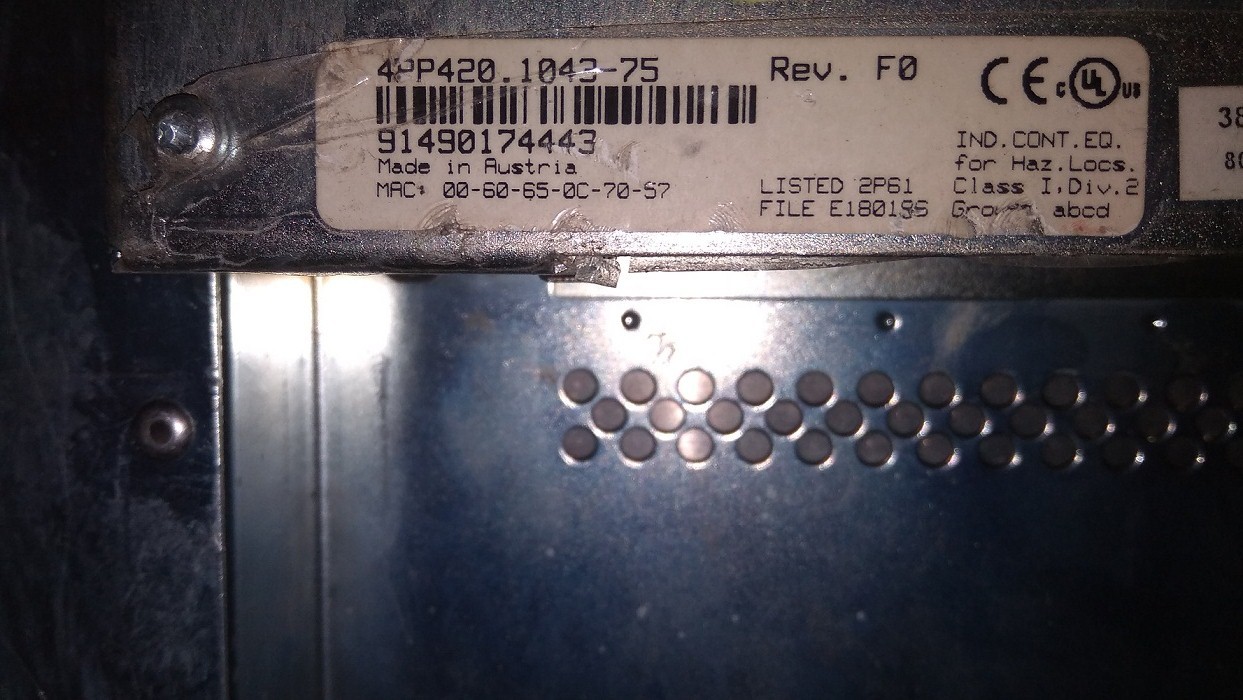 B & R 4pp420.1043-75 Hmi