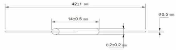 Green Glass Pneumatic Magnetic Reed Switch