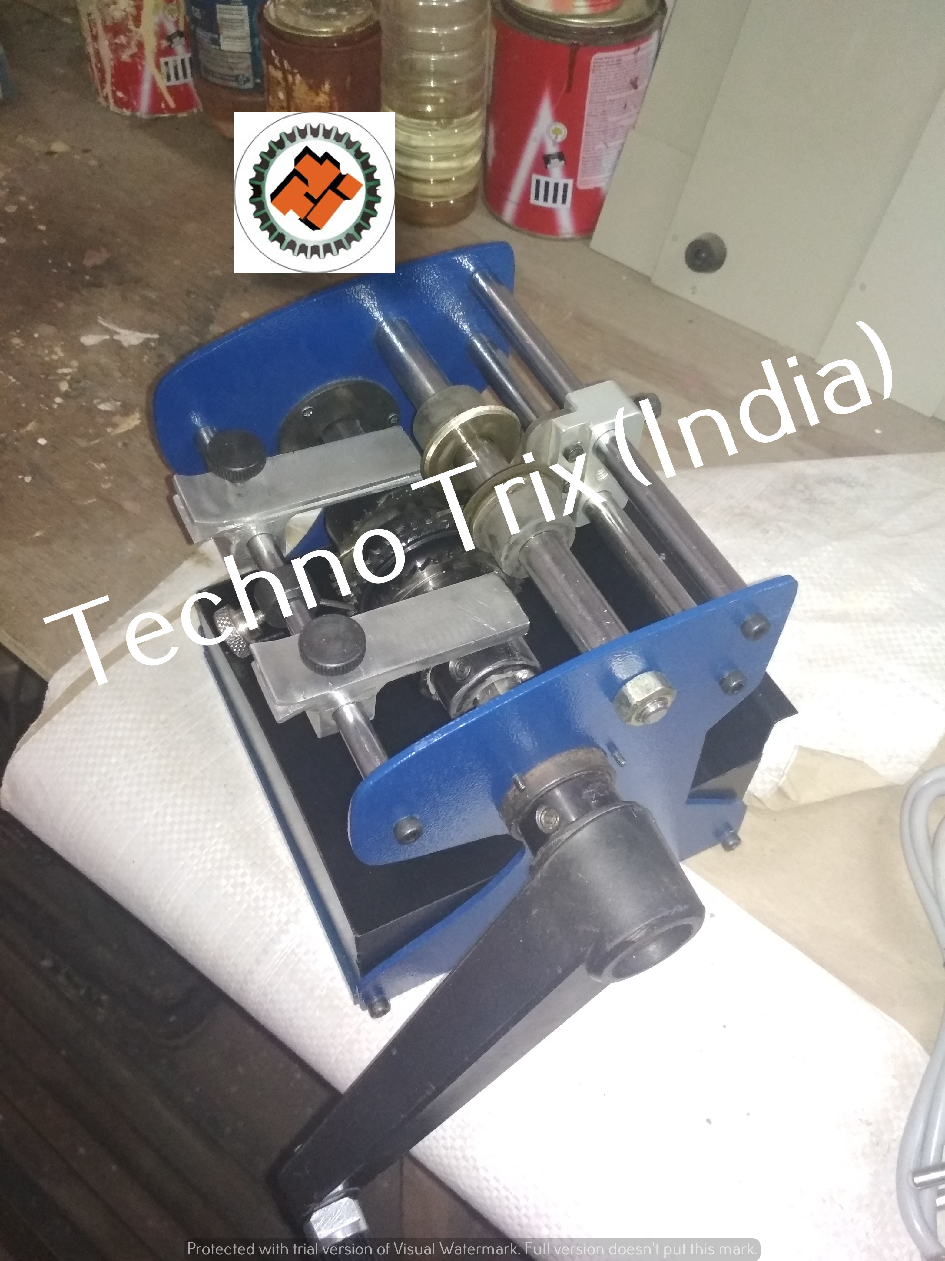 Big Resistor Cutting Bending Machine - Stainless Steel, Hydraulic Design, Blue Finish | Automatic Operation, 1-year Warranty
