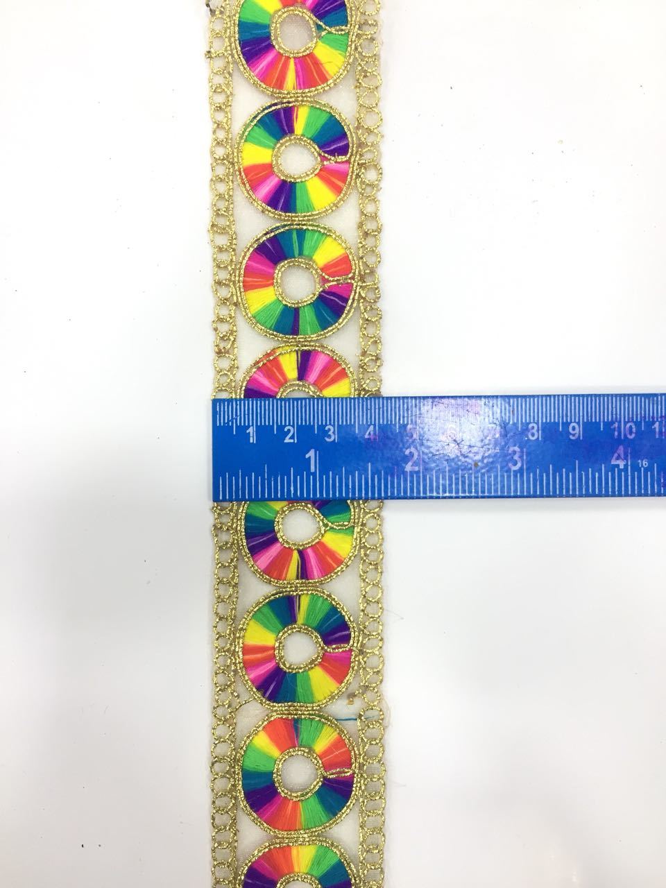 Mixed Color Embroidery Neck Laces