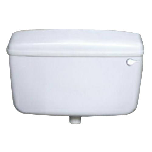 Toilet Flush Tank - PVC Plastic, 10-Liter Discharge Capacity, Compact Size, Lightweight (1.6 kg), Available in Multiple Colors