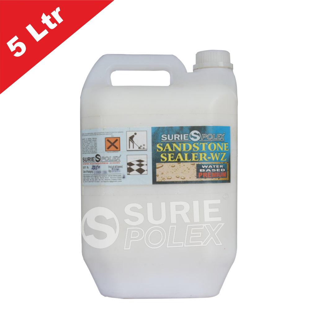 Stone Sealer 5litre - Impregnating Liquid Sealer, Transparent, Industrial Grade | Excellent Water & Dirt Repellency, Uv Resistant, Moisture Vapor Transmission
