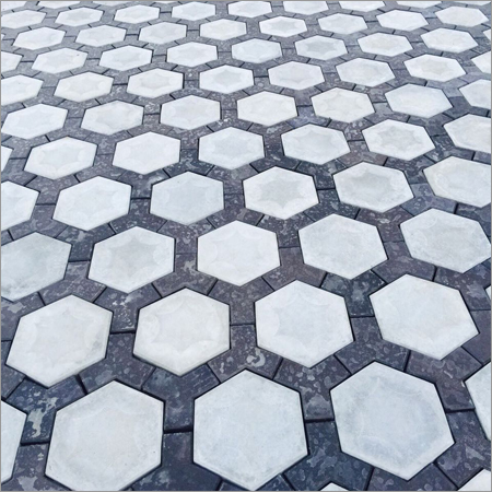 Paver Blocks - Concrete Material, Variable Size, Red Color | Durable, Weather-resistant, Easy Installation, Interlocking Design, Replaceable, Versatile