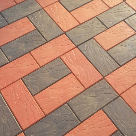 Paver Blocks - Concrete Material, Variable Size, Red Color | Durable, Weather-resistant, Easy Installation, Interlocking Design, Replaceable, Versatile