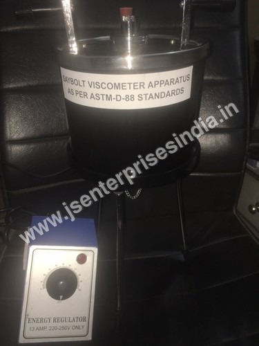 Saybolt Viscometer - Viscosity Measurement per ASTM-D-88 Standards | Manual Energy Regulator, Table-Mounted, Electrical Power Supply