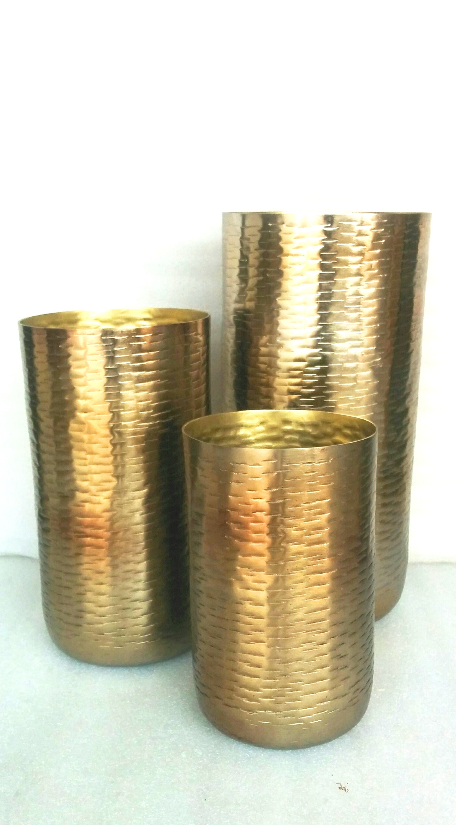 Copper Conical Vase