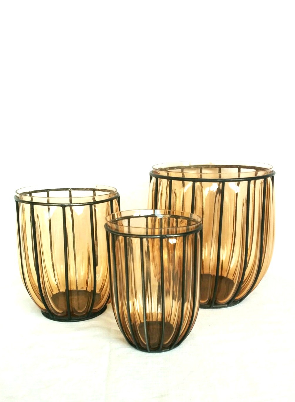 Copper Cylindrical Vase