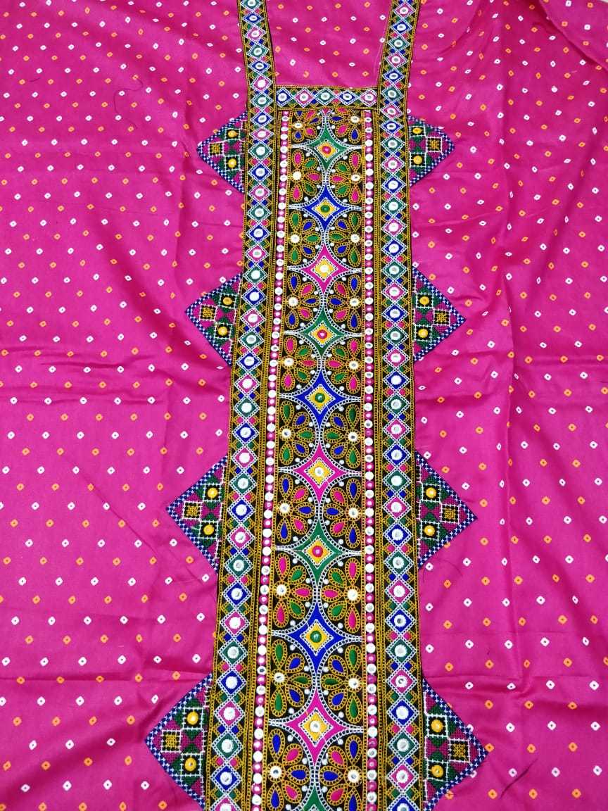 Kuchi Print Hand Work Dress Material