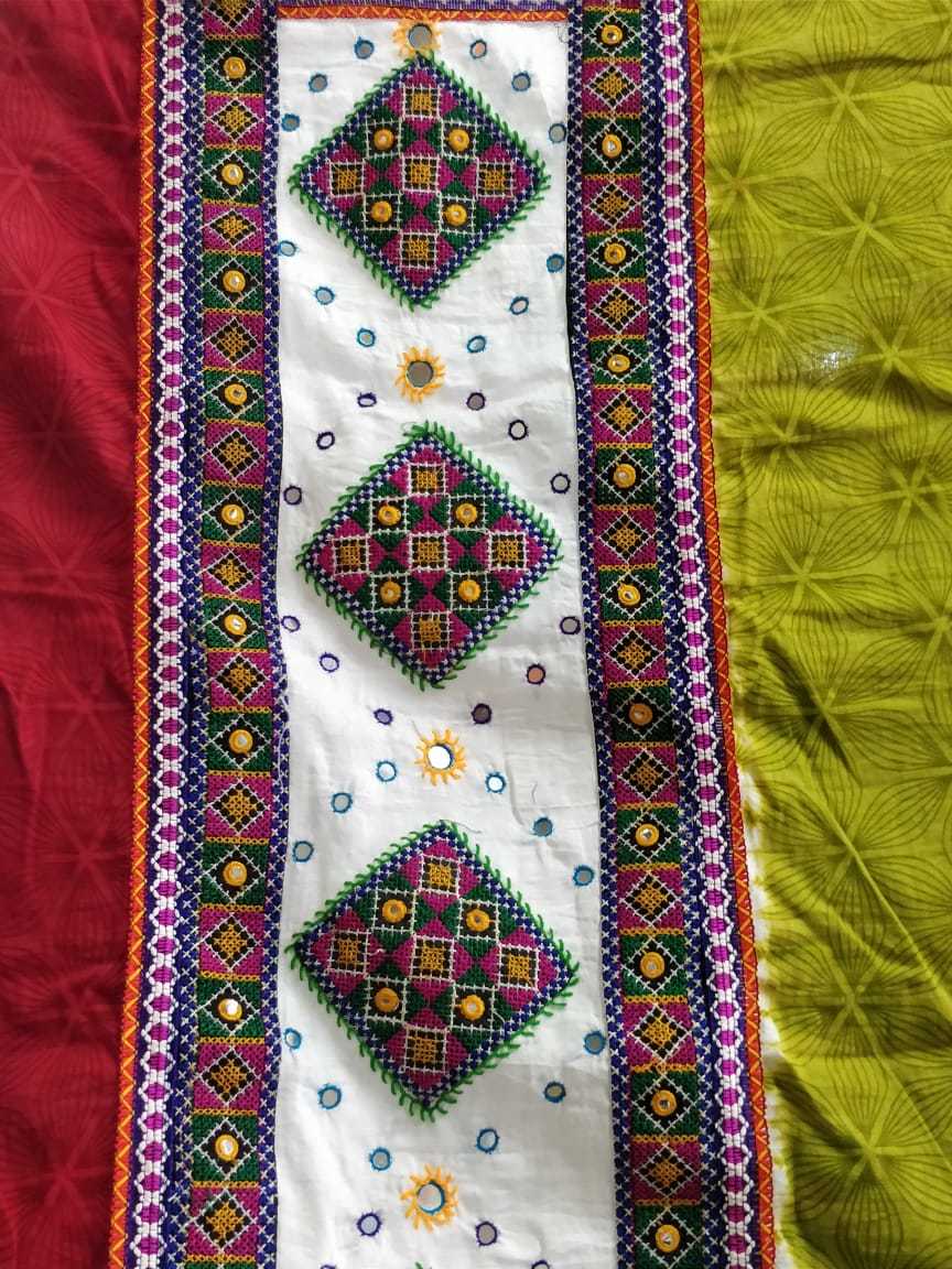 Kuchi Print Hand Work Dress Material