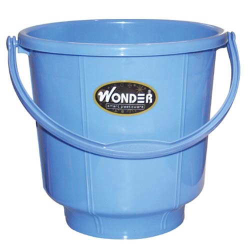 Plastic Bucket - Rigid Pp Material, Size 18, Multi Color, Versatile Homeware Solution