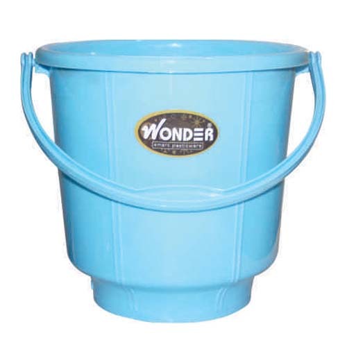 Plastic Bucket - Rigid Pp Material, Size 18, Multi Color, Versatile Homeware Solution