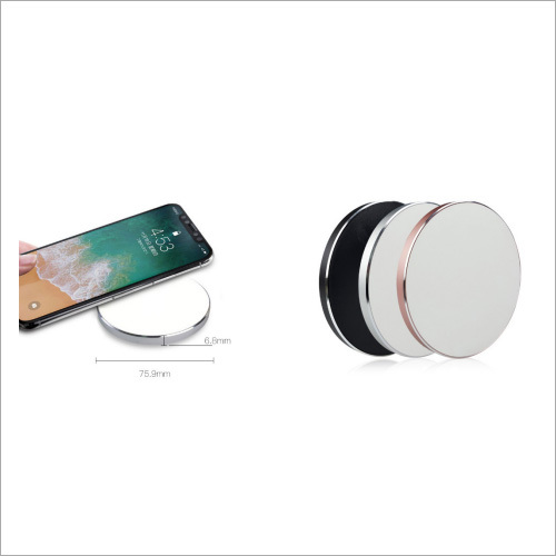 Small Metallic QI Wireless Charger