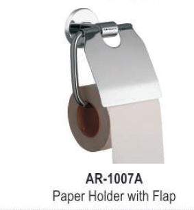 फ्लैप के साथ स्टेनलेस स्टील पेपर होल्डर