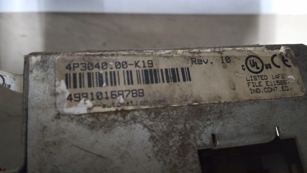 B And R Hmi 3040.00-k19