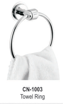 Towel Ring - Stainless Steel, Rectangular Design | Durable LDPE and PVC Elements