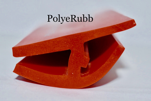 Polyurethane Rubber Profile - Density 1.0-2.0 g/cm3, Hardness 50-80 Shore A, H Shape, Elongation 250%