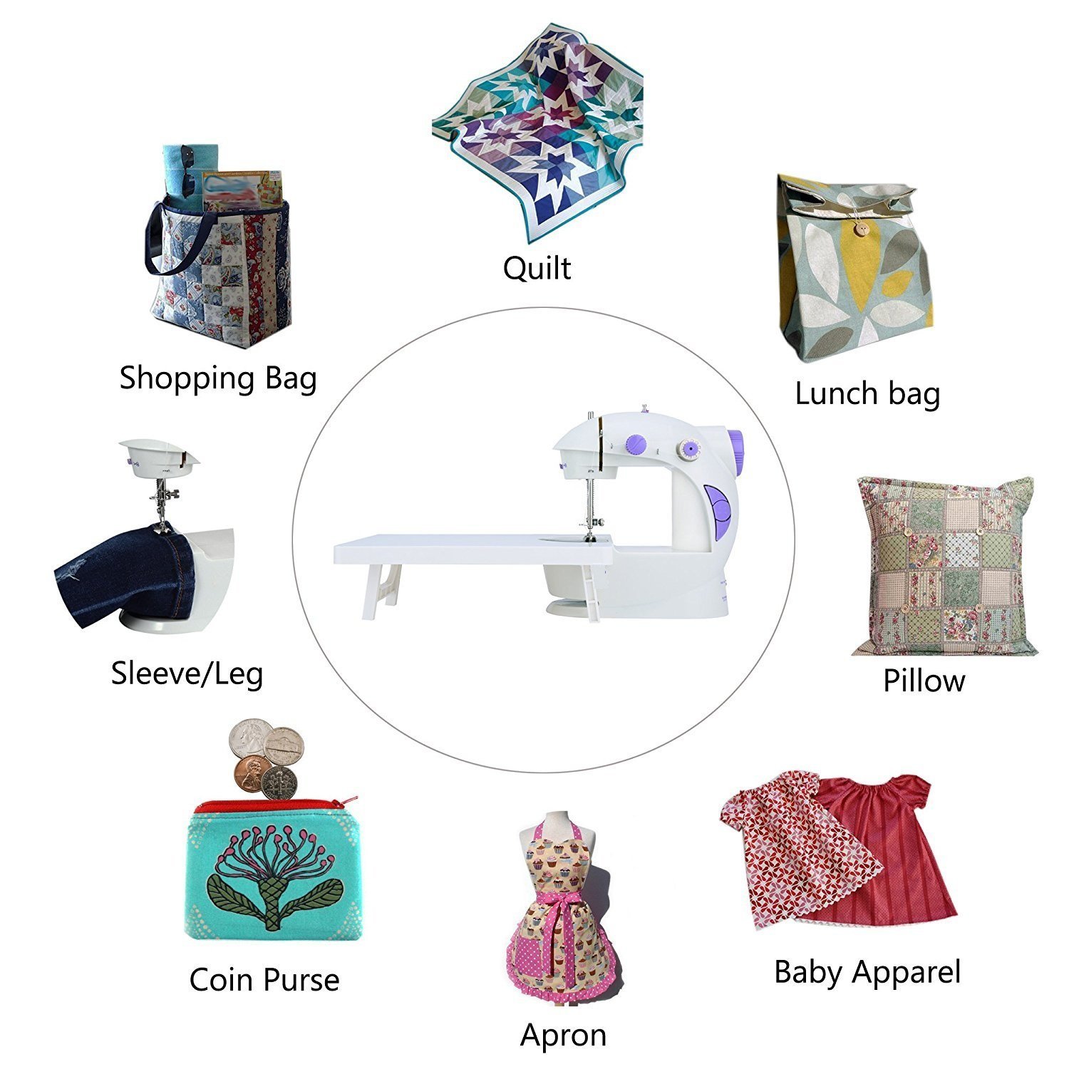 Mini Sewing Machine With Table