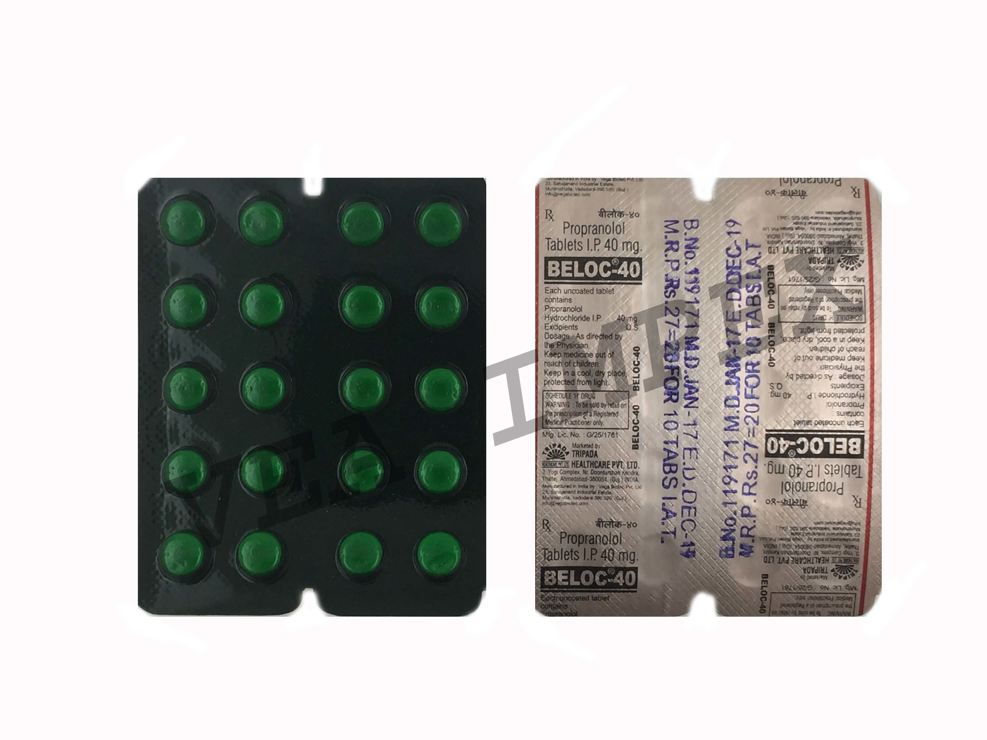 Beloc 40 Mg Tablet - Drug Type: General Medicines
