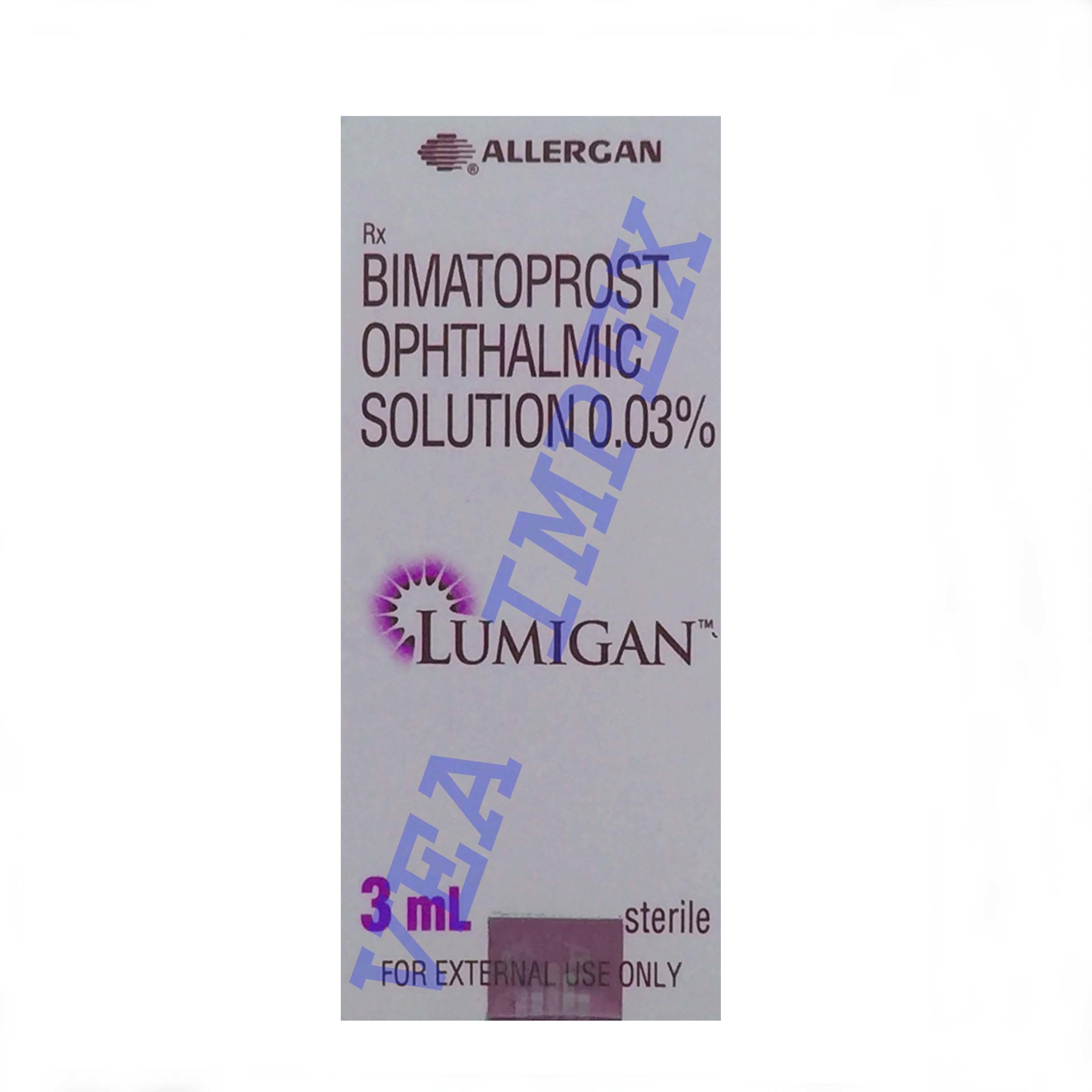 Lumigan Eye Drops - 0.03% Bimatoprost Ophthalmic Solution | Lowers Intraocular Pressure, Treats Ocular Hypertension, Suitable For Adults And Women