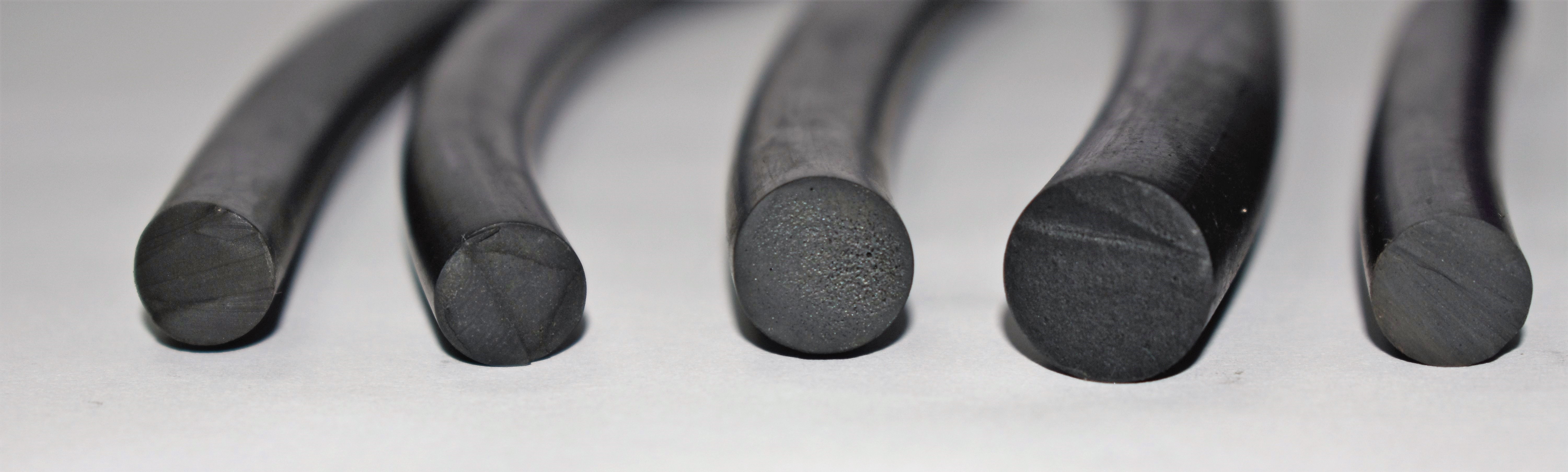 Black Nitrile Rubber Cords