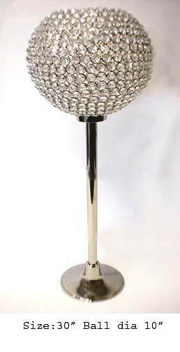 Crystal Candle Holder - K9 Crystal Material, Height 24", Square Shape, Nickel Plated Finish | Intricate Detailing, Elegant Design, Weight 1.100 Kg, Traditional Fairy Theme