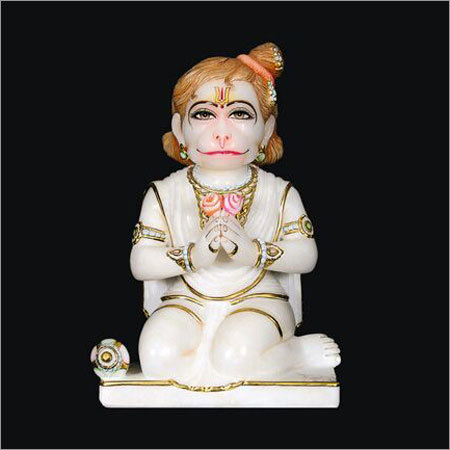 सफेद मार्बल हनुमान जी की मूर्तियां