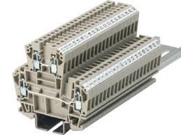 Terminal Blocks - Polyamide 66, 0.2-125 Sq Mm, Grey, Red, Yellow, Blue, Black | Screw/spring Clamps, Durable Material, Easy Installation, Reliable Connection, Din Rail Mounting