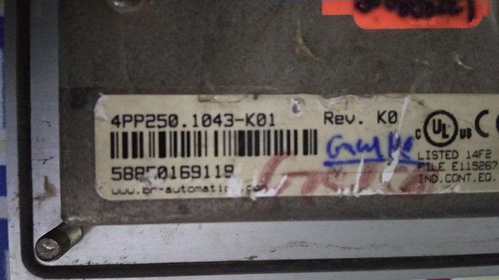 B & R 4pp250.1043-k01 Hmi