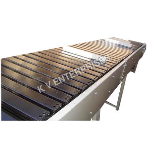 Slat Conveyor - Quality Checked Components , Adjustable Speed, Low Maintenance, High Safety For Abrasive Material Handling In Severe Applications