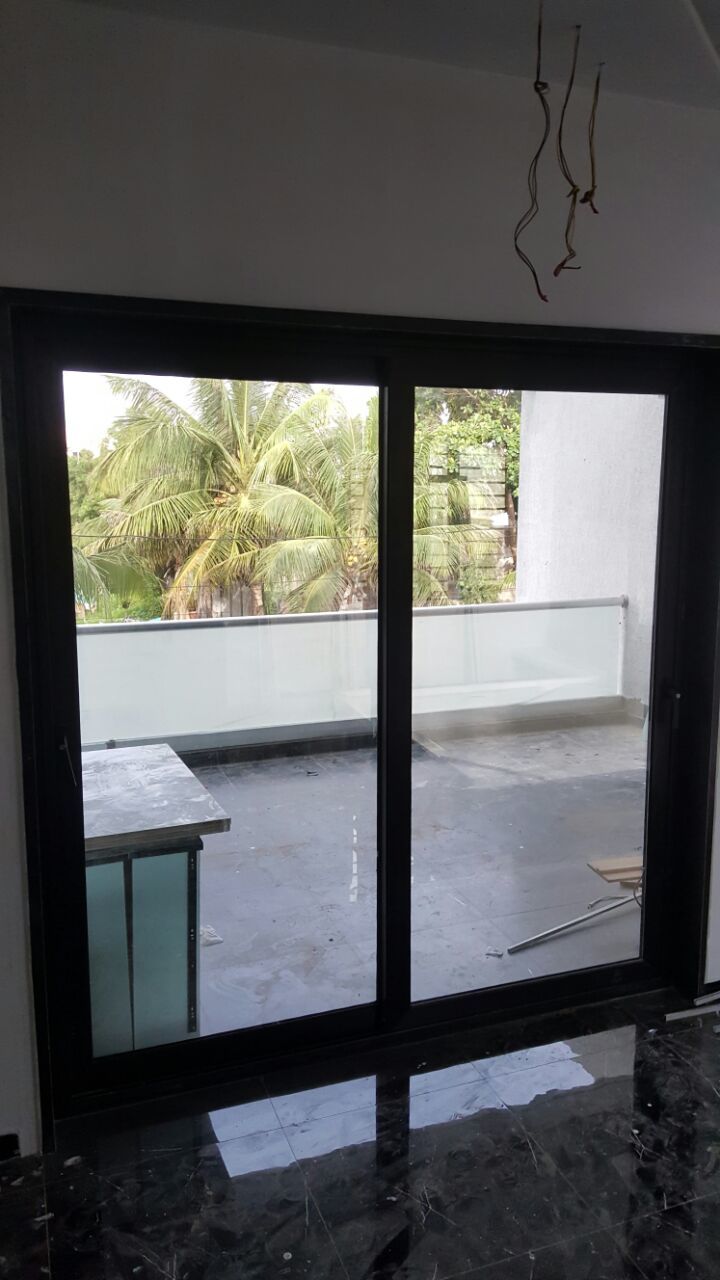 Aluminum Sliding Window Frame - Multi Color, Fiberglass Screen Netting | Sturdy Build, Elegant Design For Versatile Applications