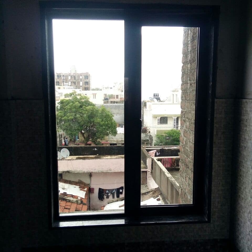 Aluminum Sliding Window Frame - Multi Color, Fiberglass Screen Netting | Sturdy Build, Elegant Design For Versatile Applications