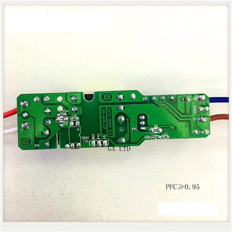 Built-in Led Driver Power Supply 20-36x1w Input Ac 85-277v Output 54-120v/300maa 5% Base Material: Fr3