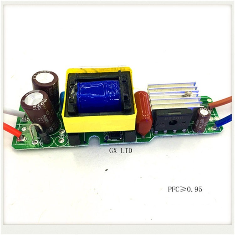 Built-in Led Driver Power Supply 20-36x1w Input Ac 85-277v Output 54-120v/300maa 5% Base Material: Fr3
