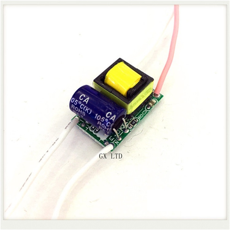 Built-in Led Driver Power Supply 1-3x2w Input Ac85-277v Output Dc3-11v/300maa A 5% Base Material: Fr3