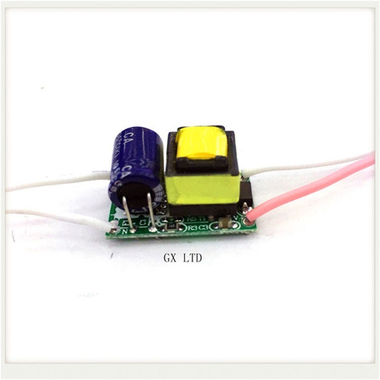 Built-in Led Driver Power Supply 2-1x3w Input Ac85-277v Output Dc3-5v/600maaca 5% Base Material: Fr3