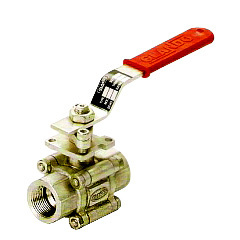 तीन टुकड़े वाले बॉल वाल्व