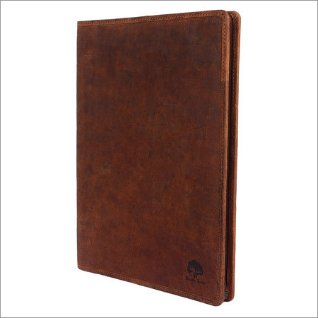 लेदर प्लेन पोर्टफोलियो