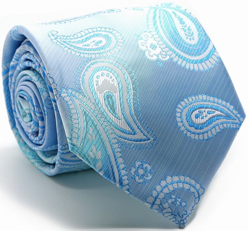 Paisley Tie - 100% Silk, 70-80 cm Length, 142-152 cm Width | Unisex Design, Knitted Fabric, Jacquard Pattern, Ideal for Business and Weddings