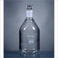 ग्लास 02.215 रिएजेंट बॉटल, नैरो माउथ, स्टॉपर्ड