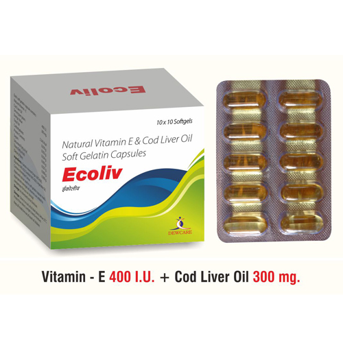 Ecoliv Soft Gelatin Capsules General Drugs