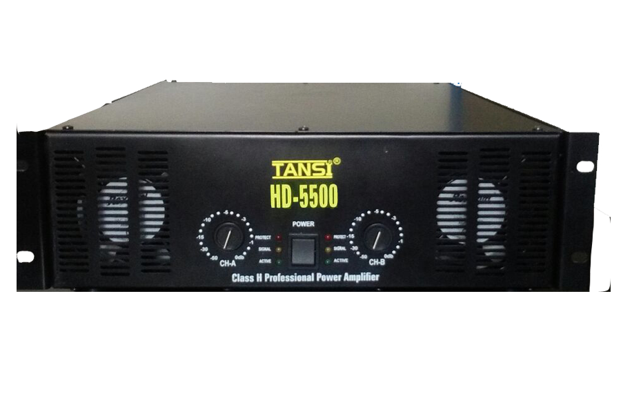 Hd 5500 With Crossover Professional Power Amplifier