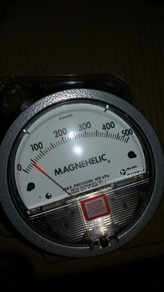 Dwyer 2000-500pa Magnehelic Differential Pressure Gauge