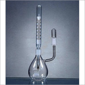 Specific Gravity Bottles - Glass, 25ml and 50ml Capacity, Transparent | Laboratory Use, Standard Joint Thermometer 0-50°C