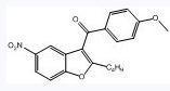 2-n-butyl-3- (4-hydroxybenzoyl)-5-nitrobenzofuran C19h18o3