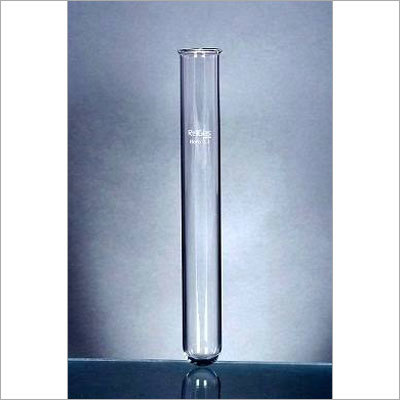 ग्लास 02.175 टेस्ट ट्यूब, रिम के साथ, प्लेन बैग