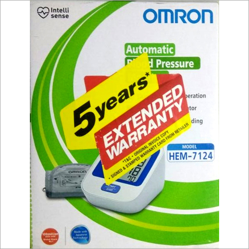 Omron Hem-7124 Blood Pressure Monitor Power Source: Battery