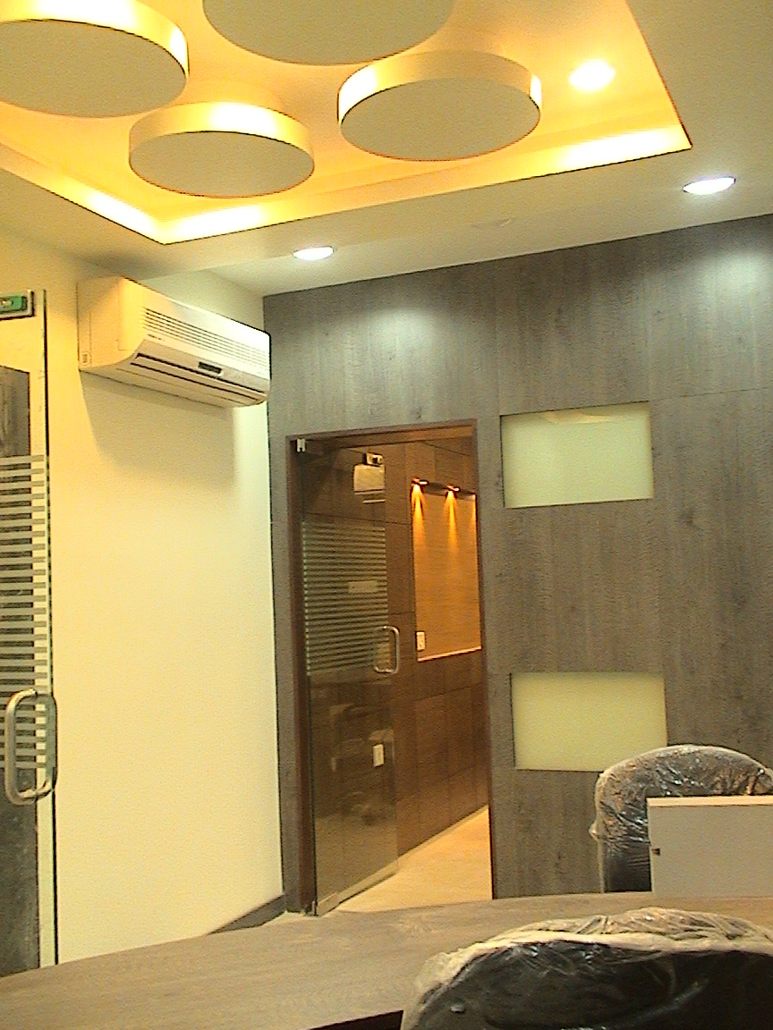 Corporates Offices Interior - Various Materials, Beige, Modern Design | Space Optimization, Custom Designs, Client Focus, Timely Delivery