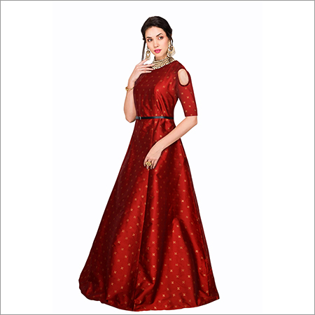 Ladies Sofiya Red Gown