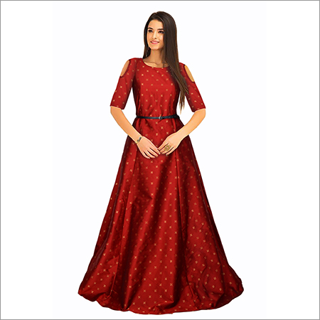 Ladies Sofiya Red Gown